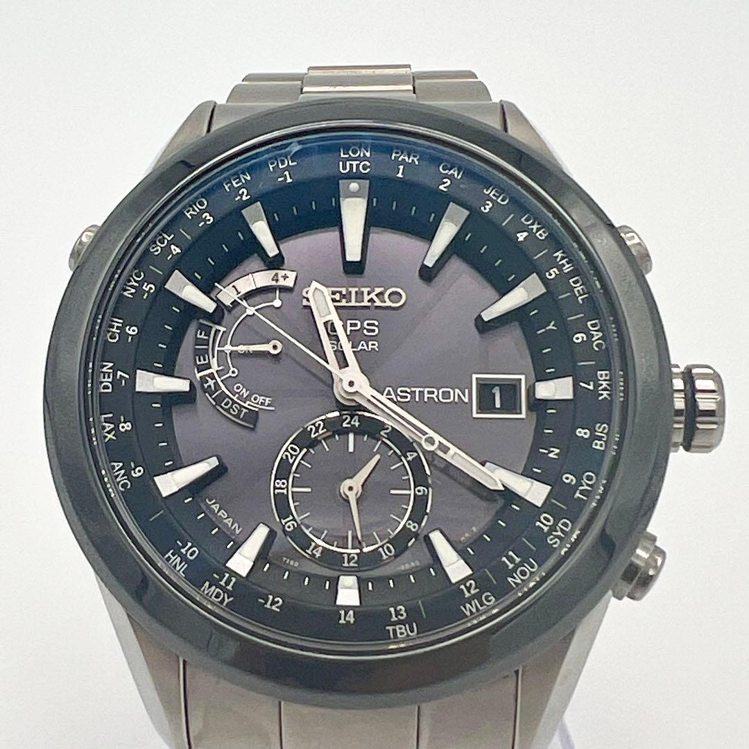 SEIKO ASTRON GPS Solar 黒　メンズ　時計