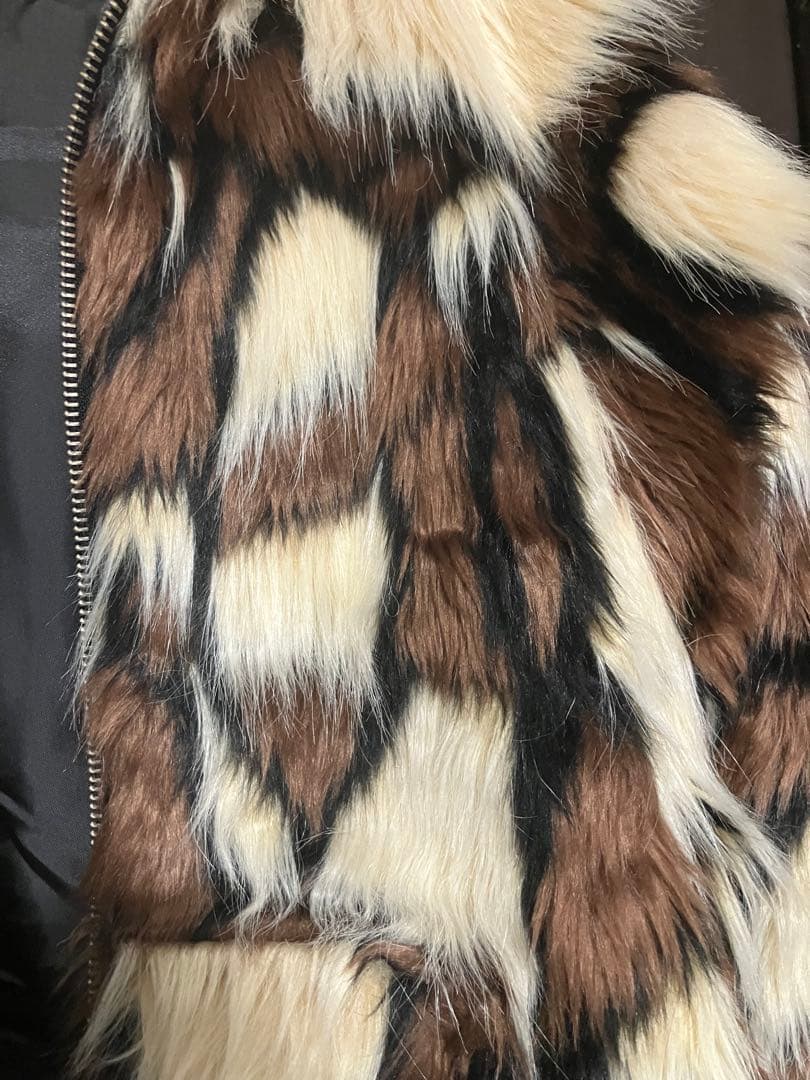 早い者勝ち NO ID. フェイクファー ブルゾン