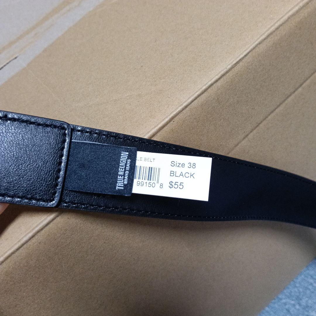 TRUE RELIGION メタルホースシューエンブレム クラシック ベルト