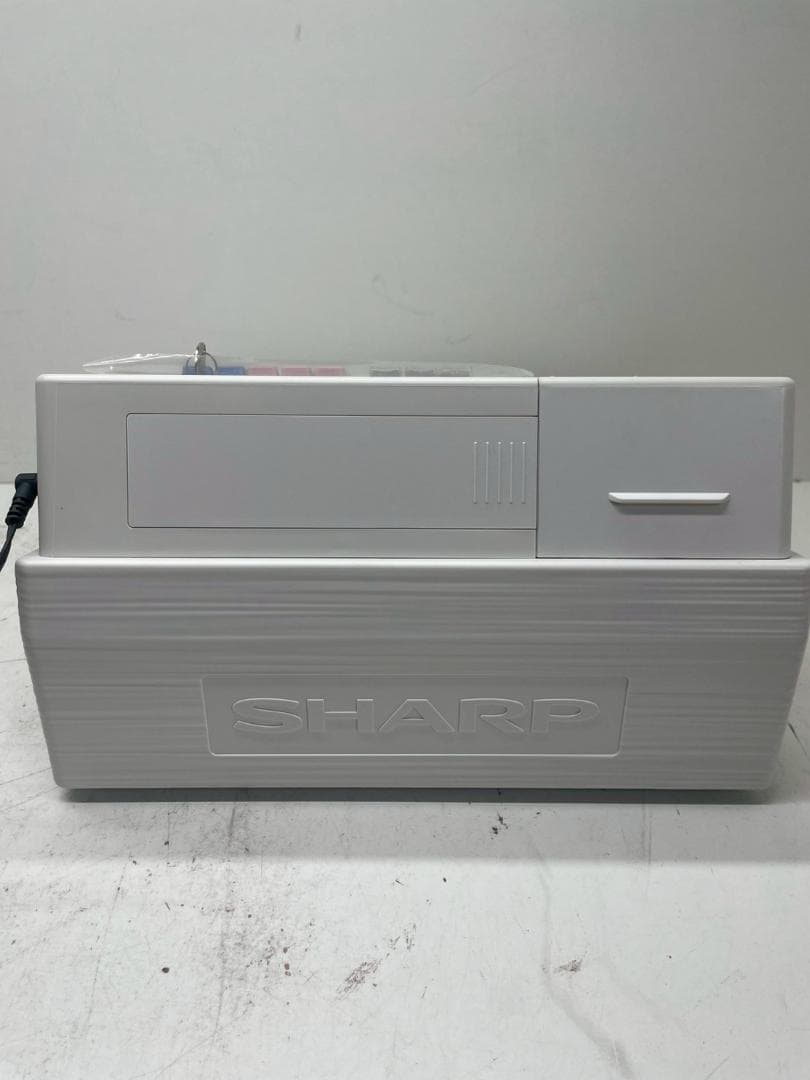 A◆SHAPR　XE-A147　レジスター　鍵付き　シャープ　電子レジ　ホワイト
