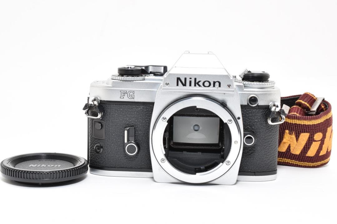 美品 ニコン FG シルバー フィルムカメラボディ モルト新品交換済 H149