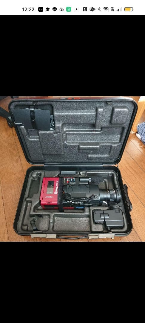 【昭和レトロ】ビデオカメラ GR-C1 ビクター ケース付き