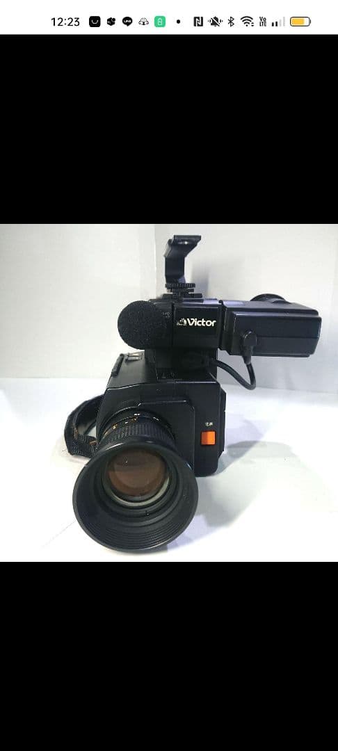 【昭和レトロ】ビデオカメラ GR-C1 ビクター ケース付き