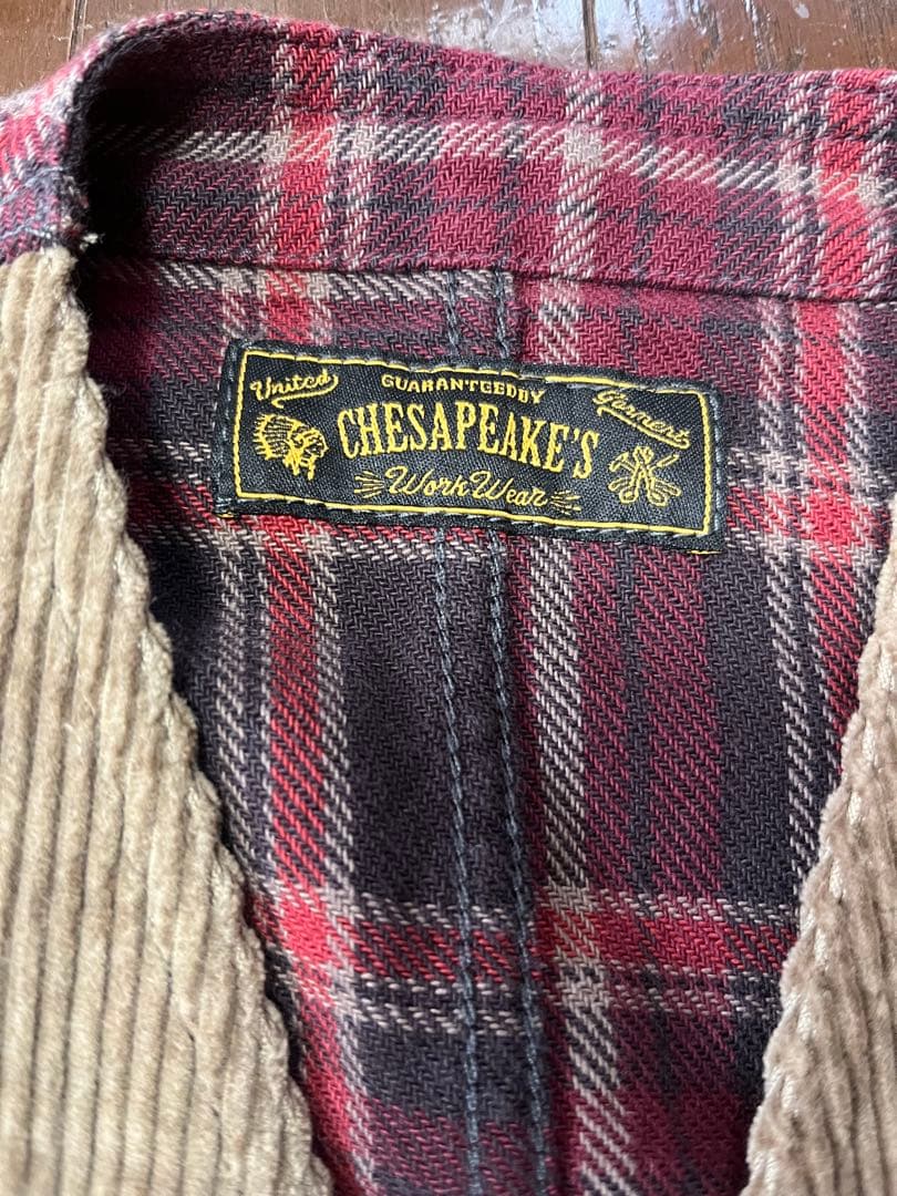 ボーイズマーケットCHESAPEAKE'S コーデュロイ ベスト