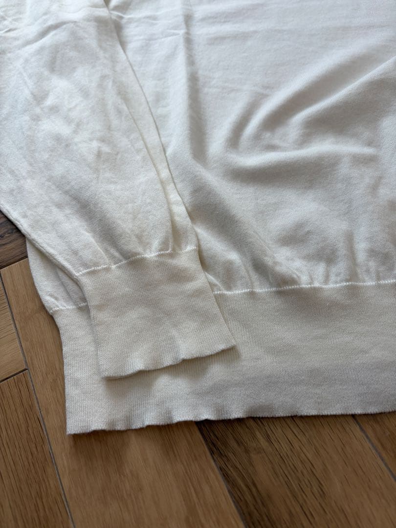 試着のみ　21ss COMOLI コモリ　18Gクルーネックニット　フリーサイズ