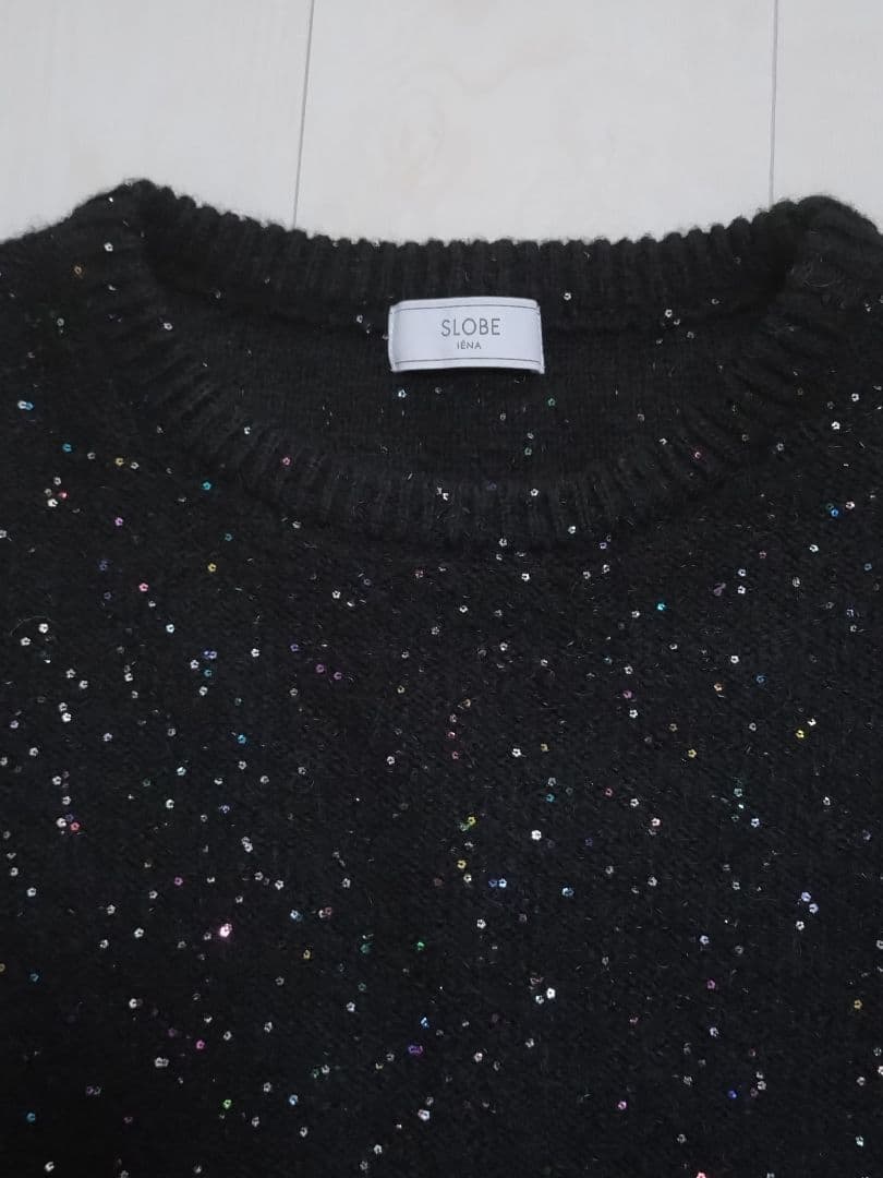 SLOBE IENAスローブイエナ今季大人気完売フラワースパンコールニット
