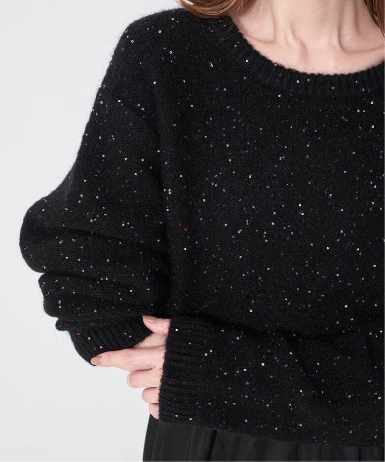 SLOBE IENAスローブイエナ今季大人気完売フラワースパンコールニット