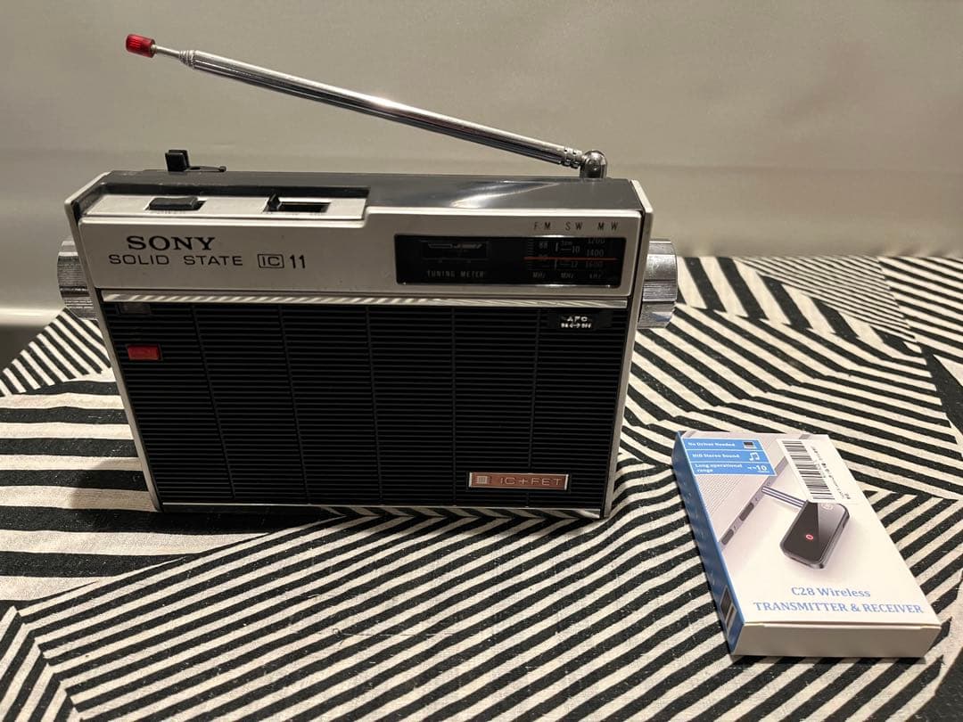 ○SONY ICF-110ラジオをBluetoothスピーカー化