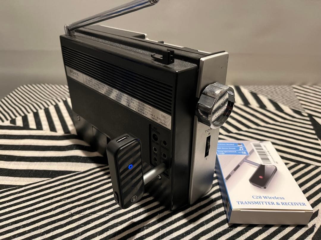 ○SONY ICF-110ラジオをBluetoothスピーカー化