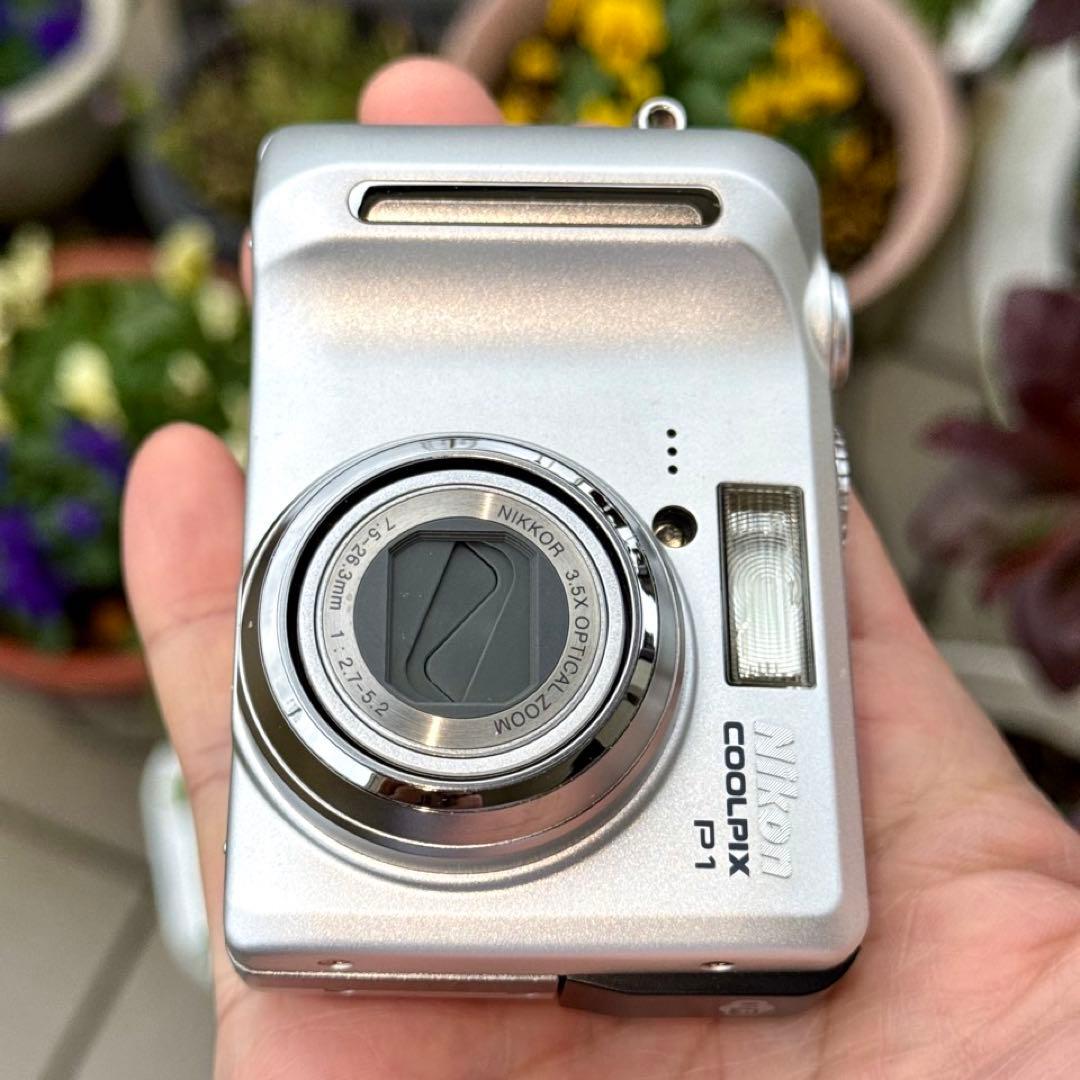 ☆動作OK Nikon coolpix P1 バッテリー&充電器&SDカード付き