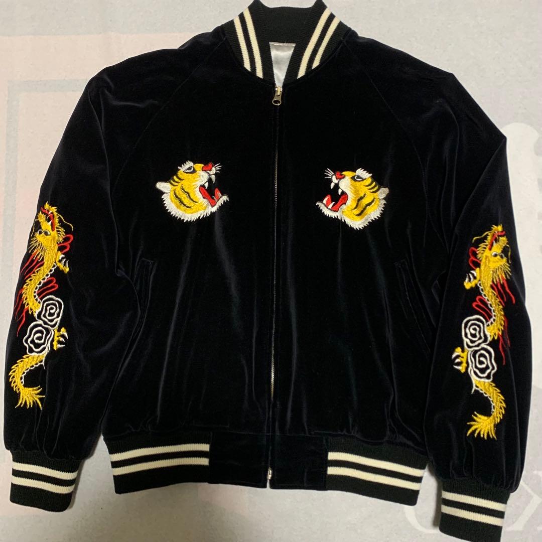 希少美品 80s 横須賀 プリンス商会 別珍 スーベニアジャケット スカジャン