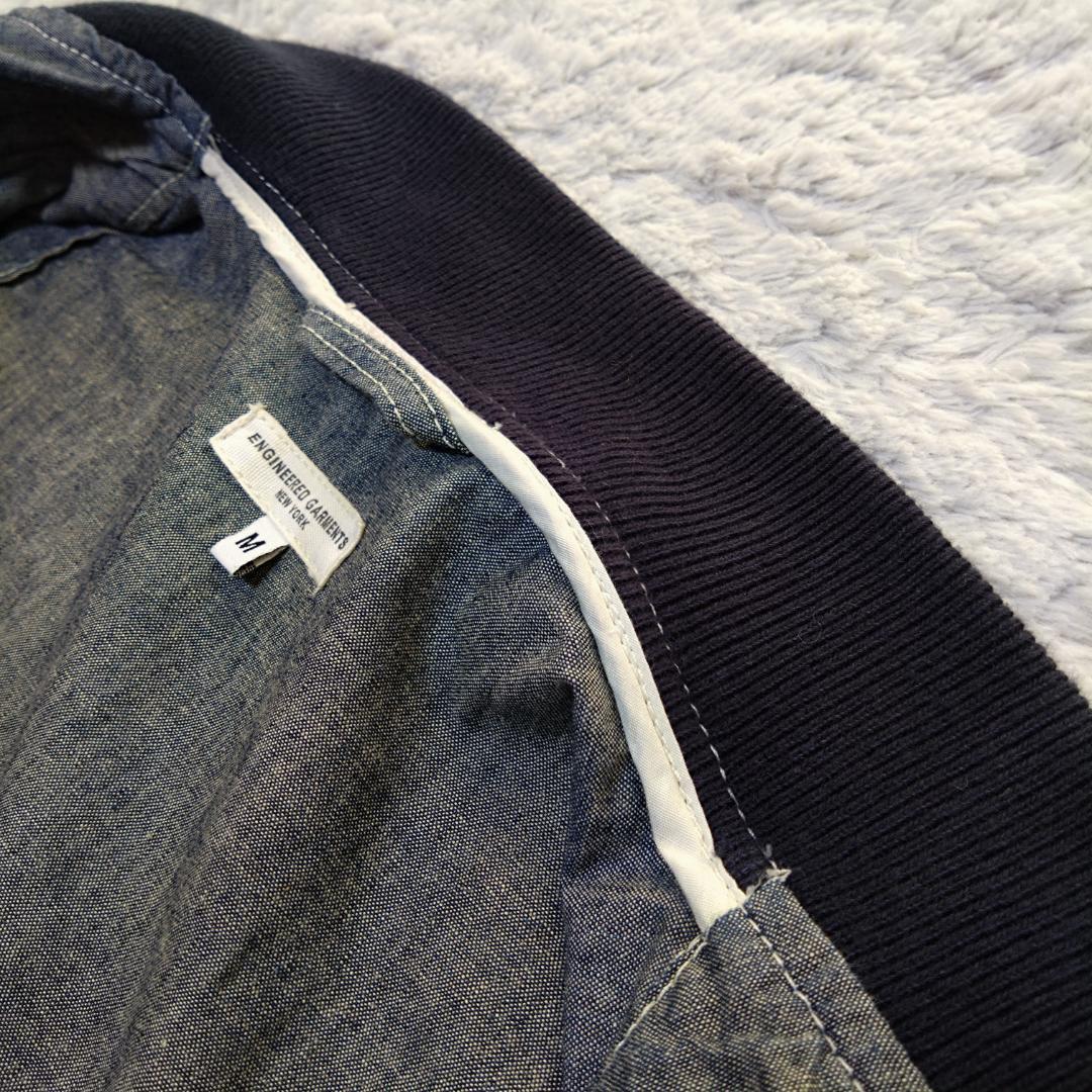 エンジニアードガーメンツ　ブルゾン　ジャケット　M美品　インディゴ調 アメリカ製
