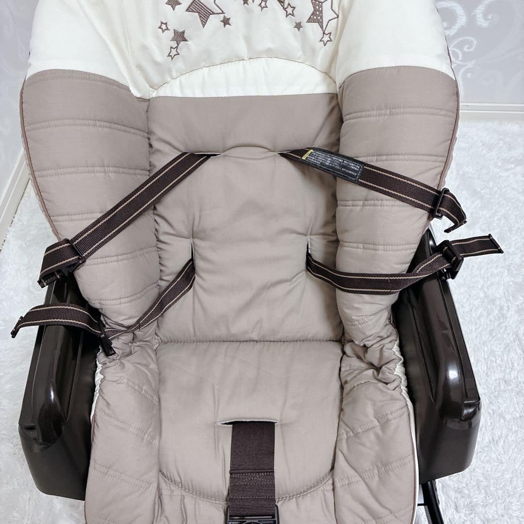 【美品】Combi コンビ ネムリラAT 新生児 自動 ハイローチェア