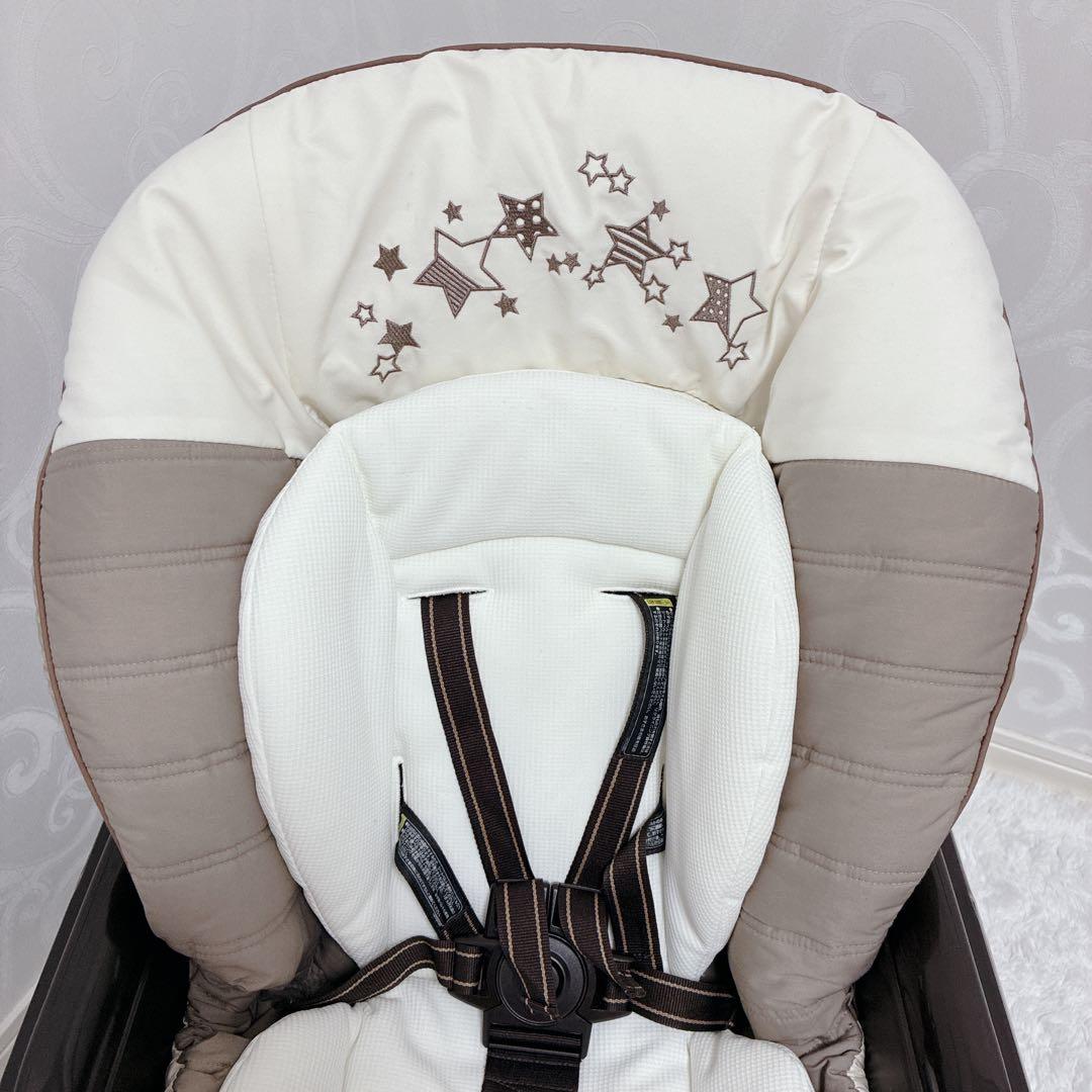 【美品】Combi コンビ ネムリラAT 新生児 自動 ハイローチェア