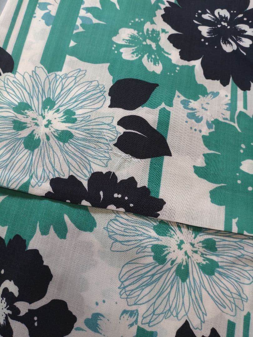 新品未使用　単衣　洗える着物　ポリエステル