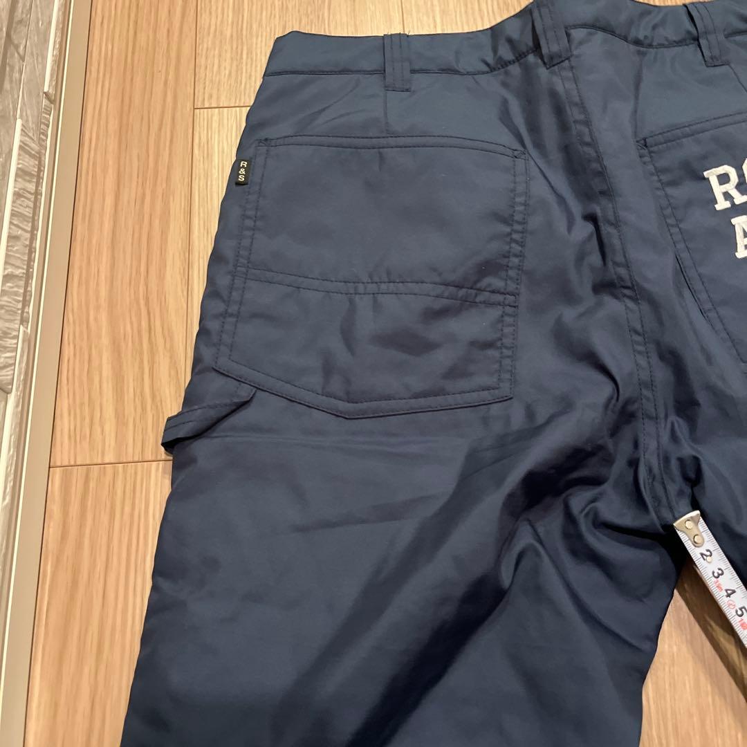 ラフアンドスウェル　防寒パンツ　レア　ネイビー　キルティング　M