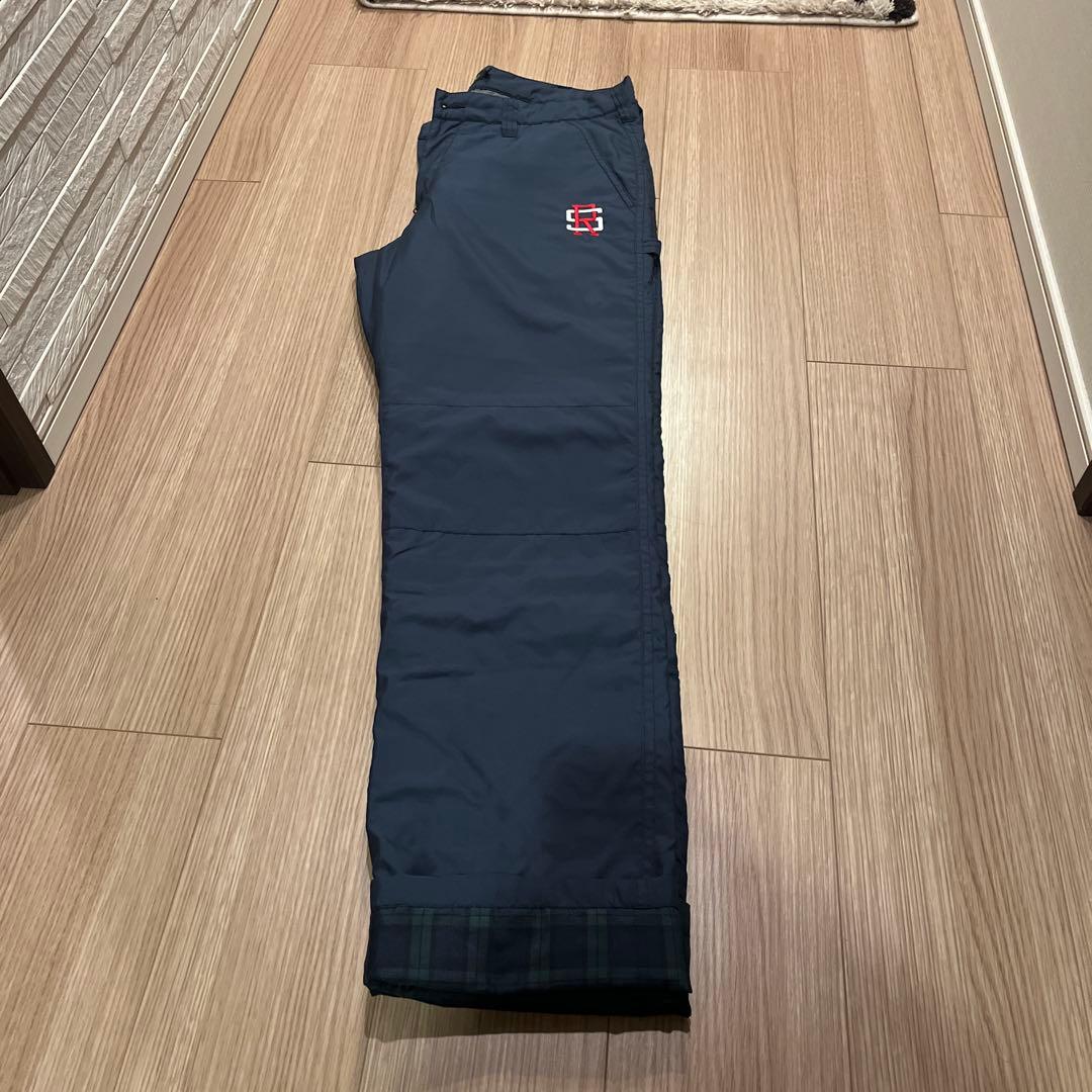 ラフアンドスウェル　防寒パンツ　レア　ネイビー　キルティング　M