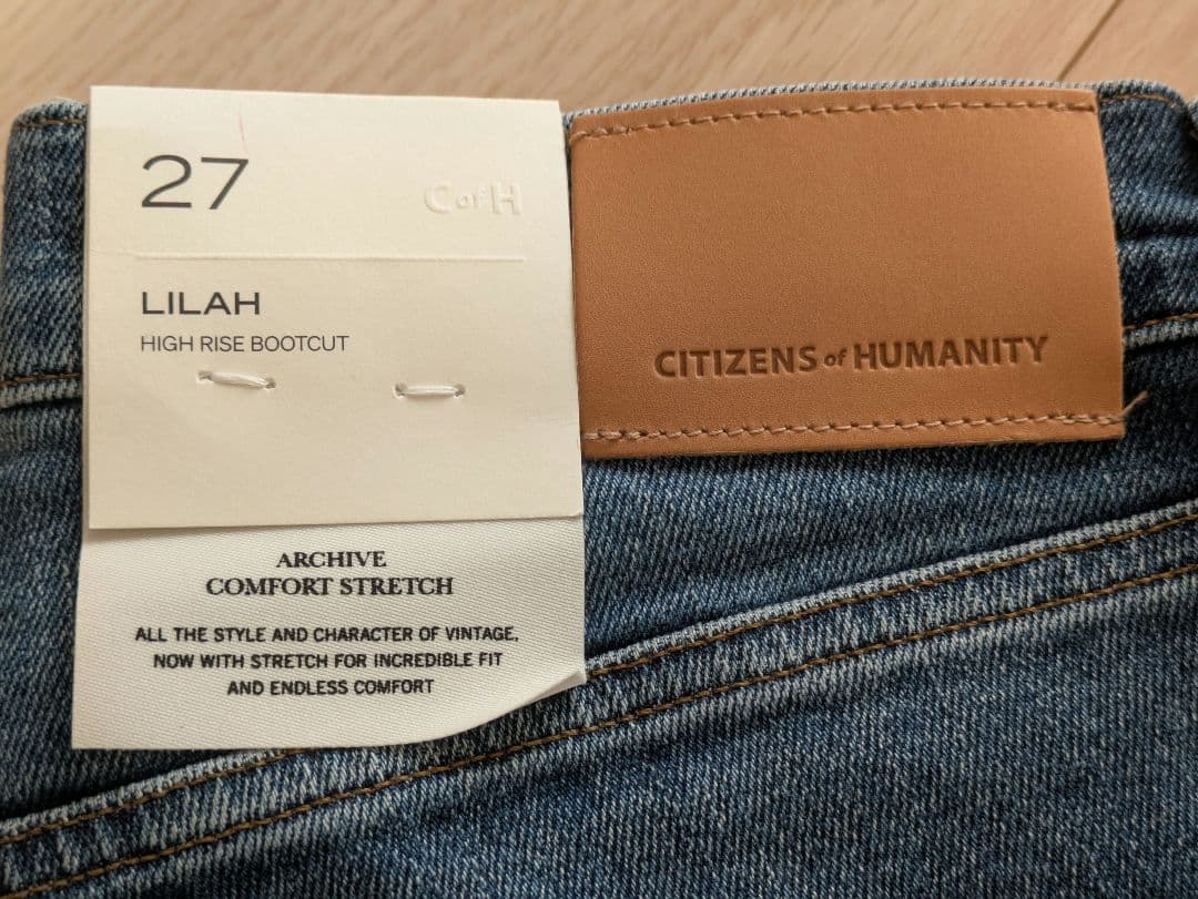 シチズンオブヒューマニティー LILAH HIGHRISEデニム