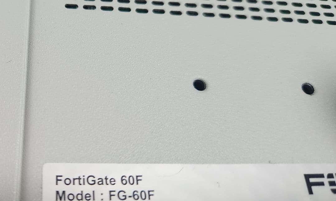 Fortinet FortiGate 60F ライセンスあり