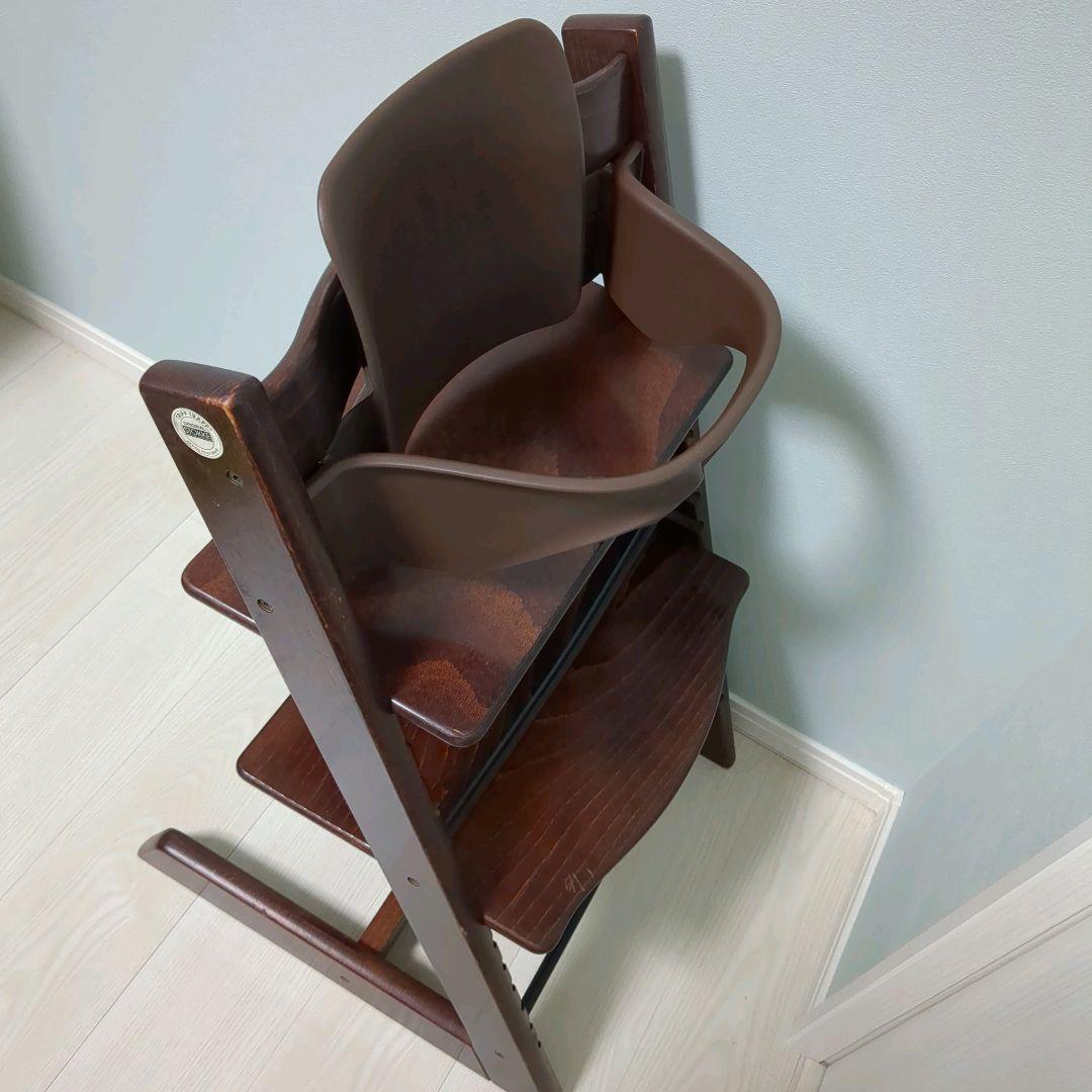 【ベビーセット付き】ストッケ トリップトラップ ブラウン ベビーチェア