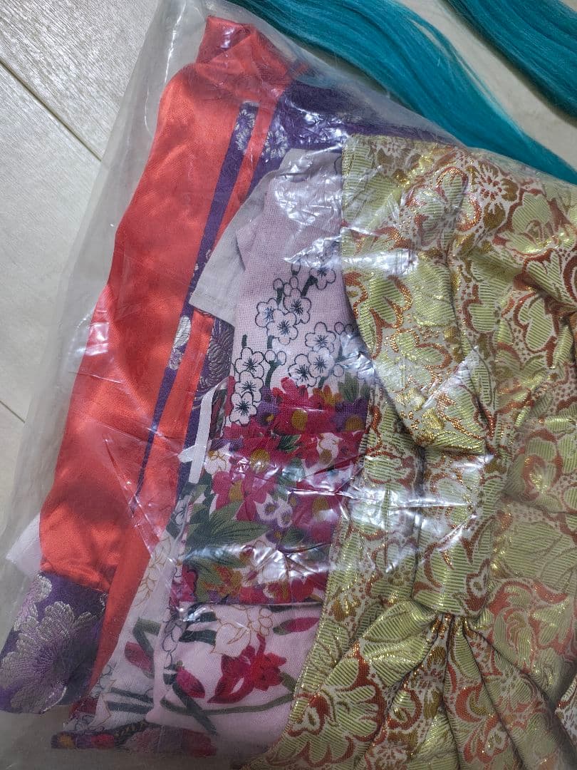 初音ミク 雨夢楼 花魁コスプレ ウィッグ 衣装 飾りフルセット