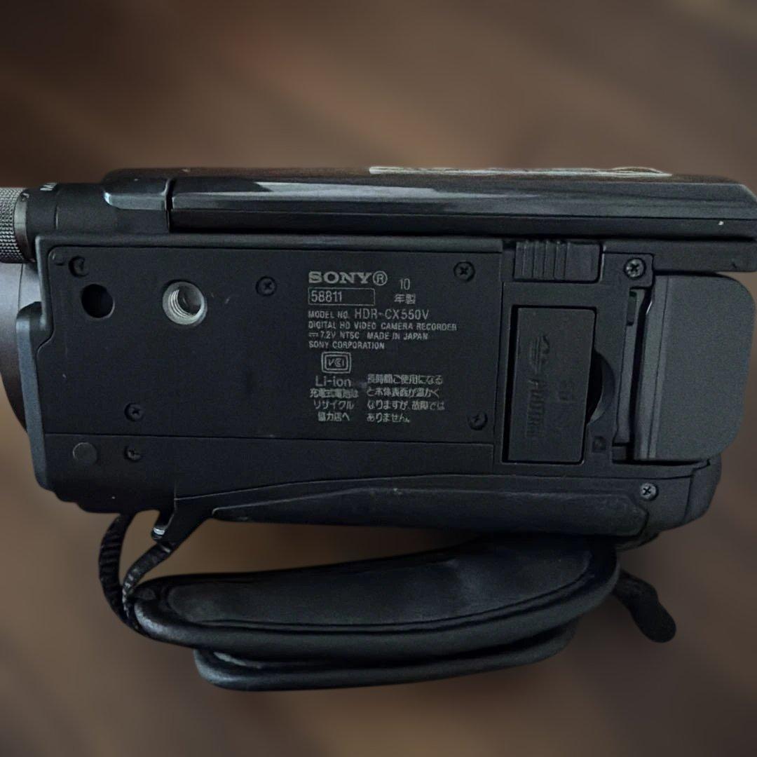 【ジャンク】SONY ビデオカメラHDR-CX550V