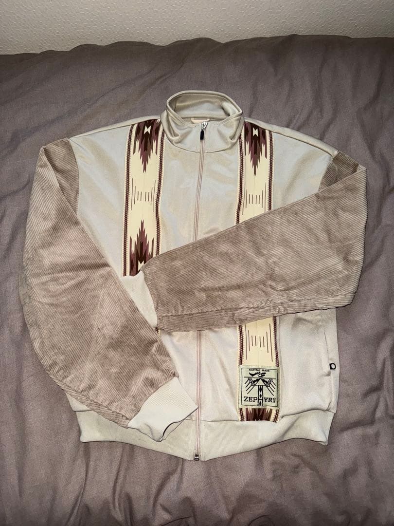 KAPITAL ジップアップジャケット ホワイト/ベージュ