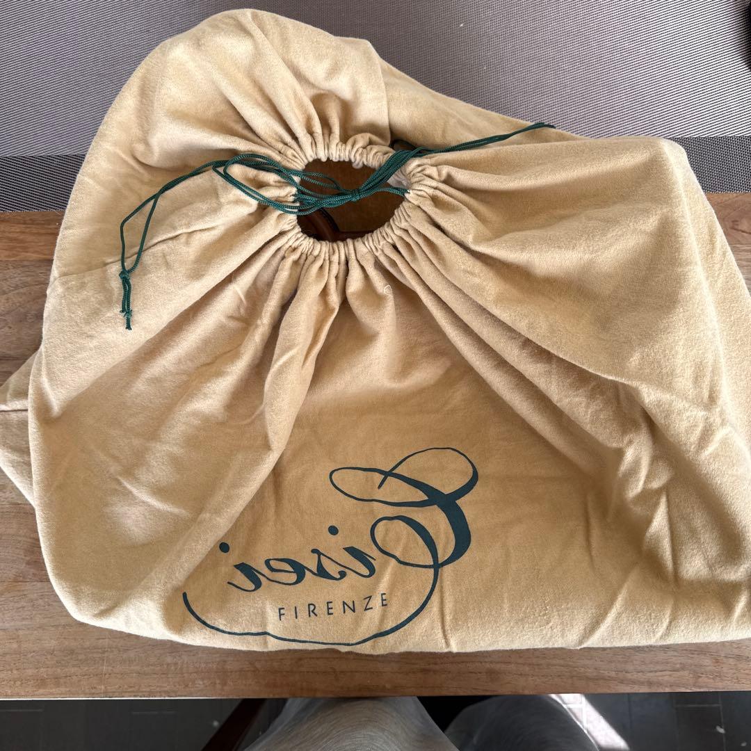 C isei キャメル色レザー トートバッグ 大きめ