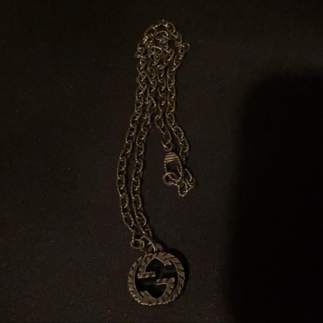 GUCCI インターロッキングネックレス silver925