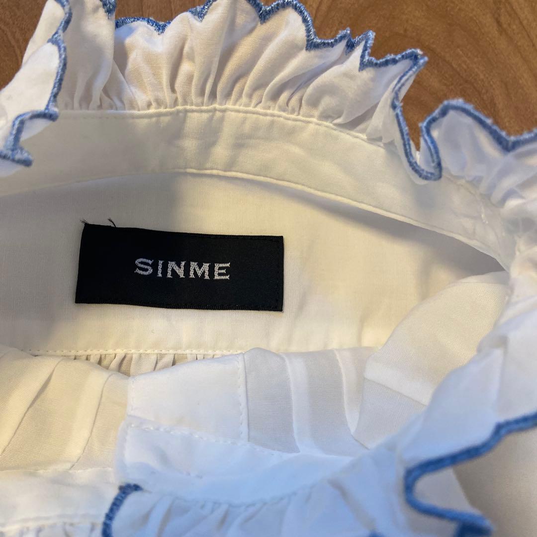 SINME スカラエンブロイダリーシャツ