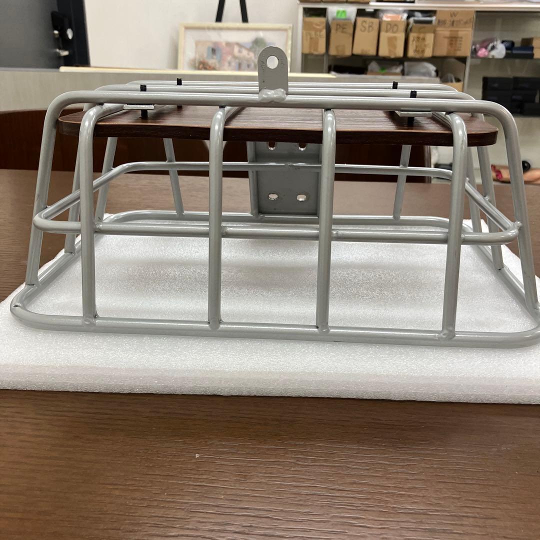 美品 ADO フロントバスケット Air28 28pro 前かご シルバー