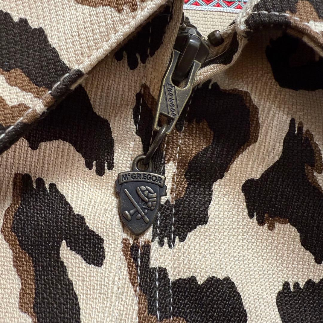 【極美品】ワコマリア McGREGOR レオパード ドリズラージャケット M