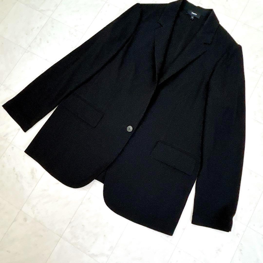 m様 極美品★ Theory セオリー パンツスーツ セットアップ 黒 ドレープ