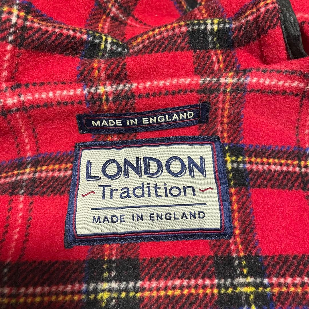 極美品　ロンドントラディション ダッフルコート 赤　サイズ38