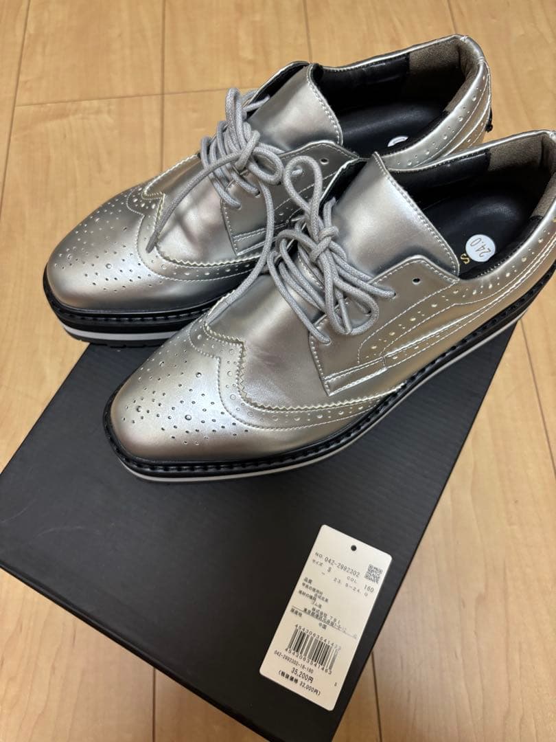 S. ANDREWS ゴルフシューズ 24.0cm シルバー