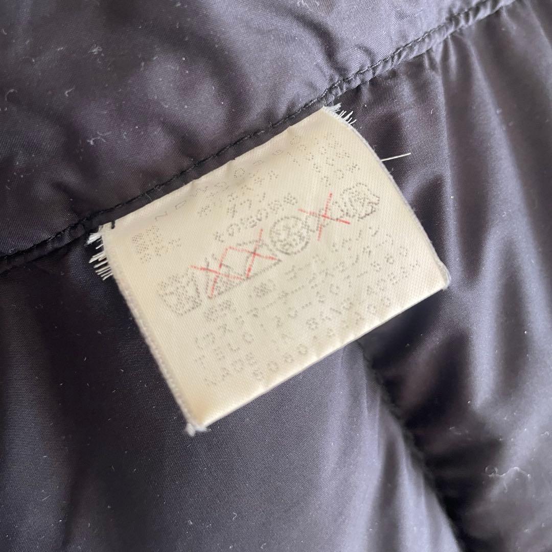 ザノースフェイス ヌプシダウンジャケット 刺繍ロゴ ブラック