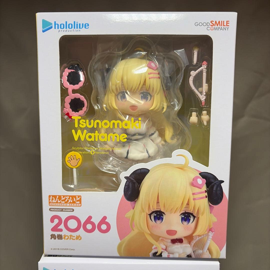 未開封　ねんどろいど　角巻わため　獅白ぼたん