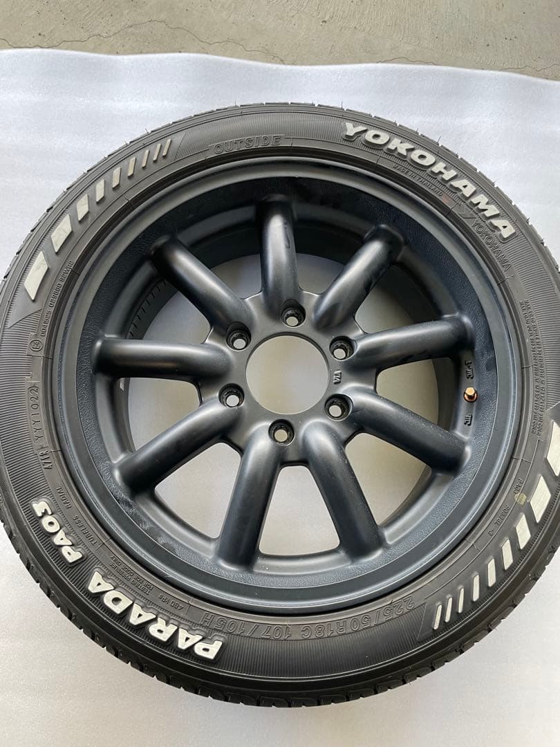 【kasai】ファブレスヴァローネMC-9 18インチ タイヤホイール4本