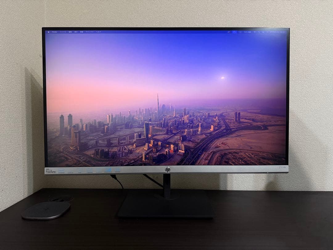 HP 27インチ 4Kディスプレイ(型番：5ZP65AA#ABJ)