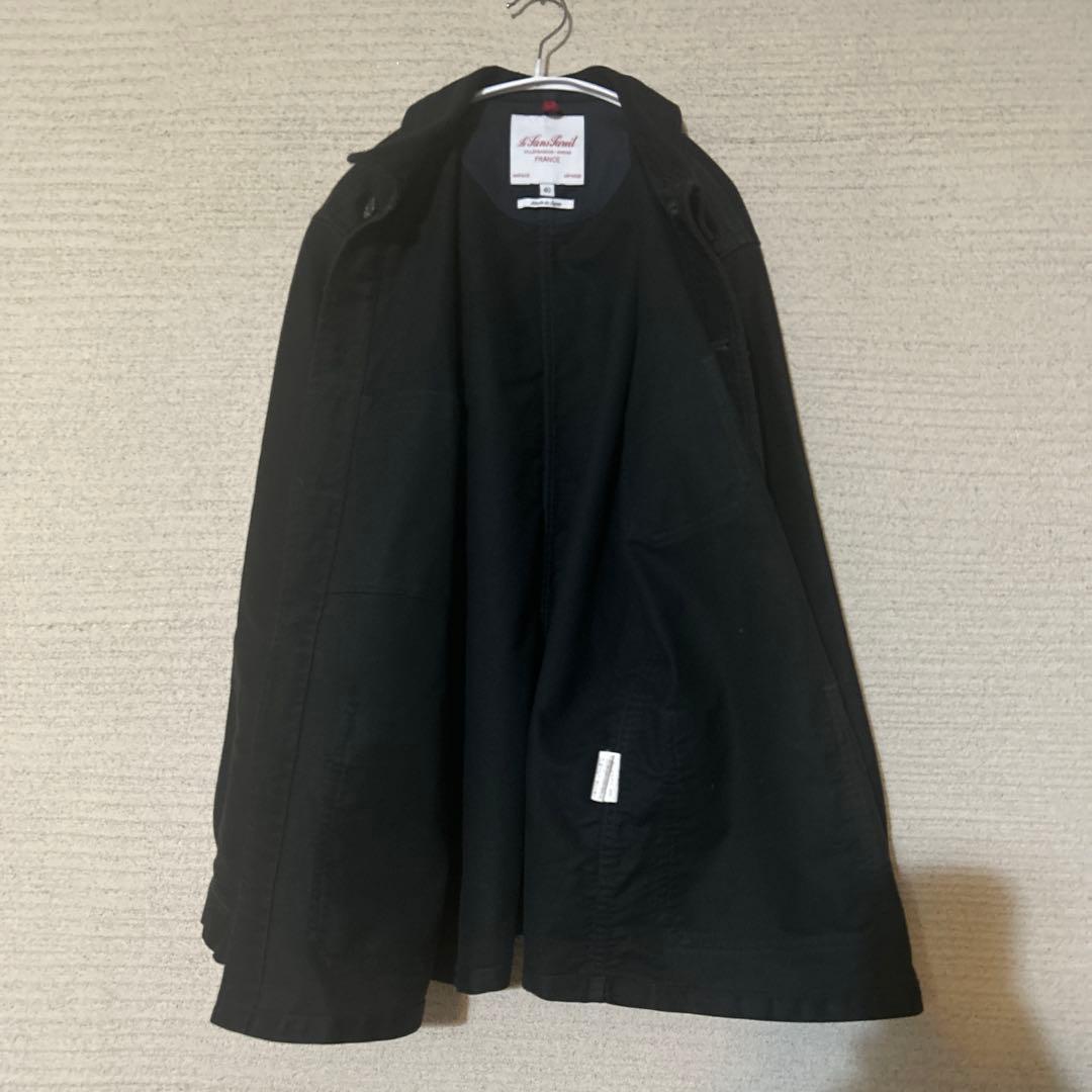 ルサンパレイユ le sans pareil モールスキンジャケット 日本製40