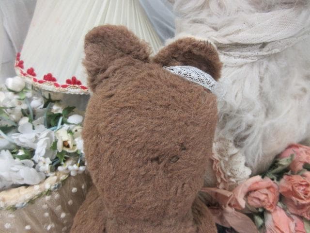 優しいベビーシッター　アンティークベア　フランス☆　テディベア　ミニョネット付き