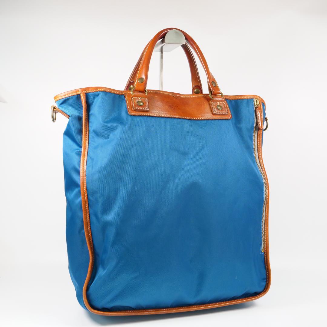 美品✨フェリージ 03-44 トートバッグ 2way ナイロン×レザー A4可