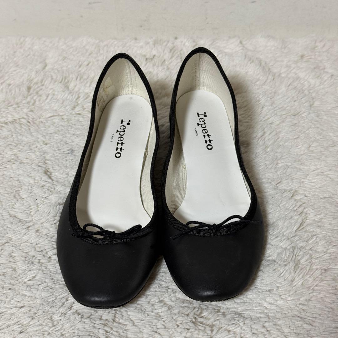 極美品✨レペット　カミーユ　バレリーナシューズ　パンプス　レザー　ブラック　39