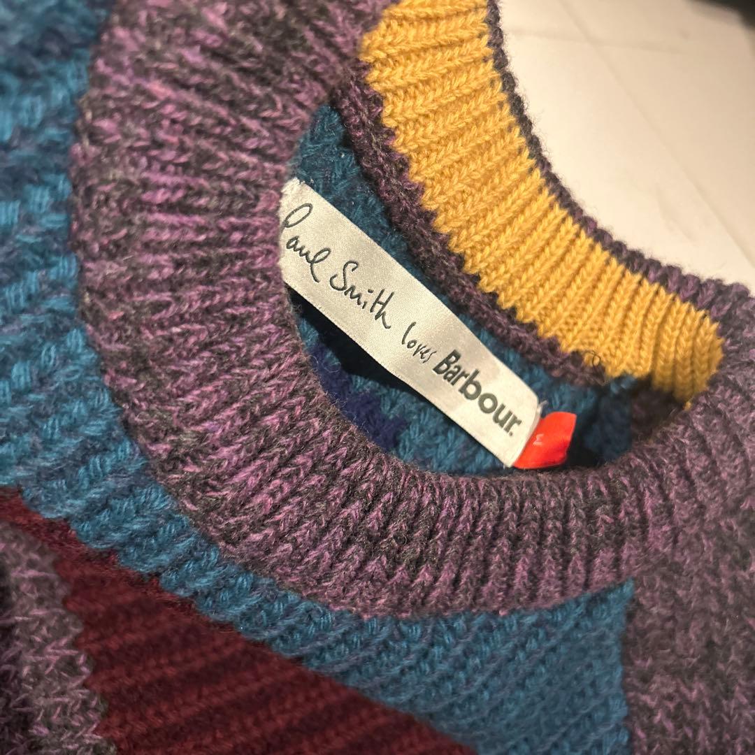 Paul Smith × Barbour ニットセーター マルチカラー