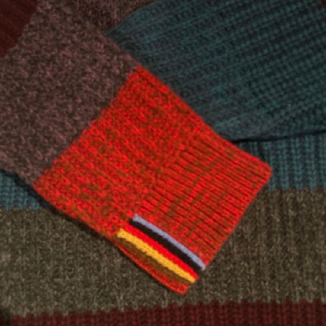 Paul Smith × Barbour ニットセーター マルチカラー