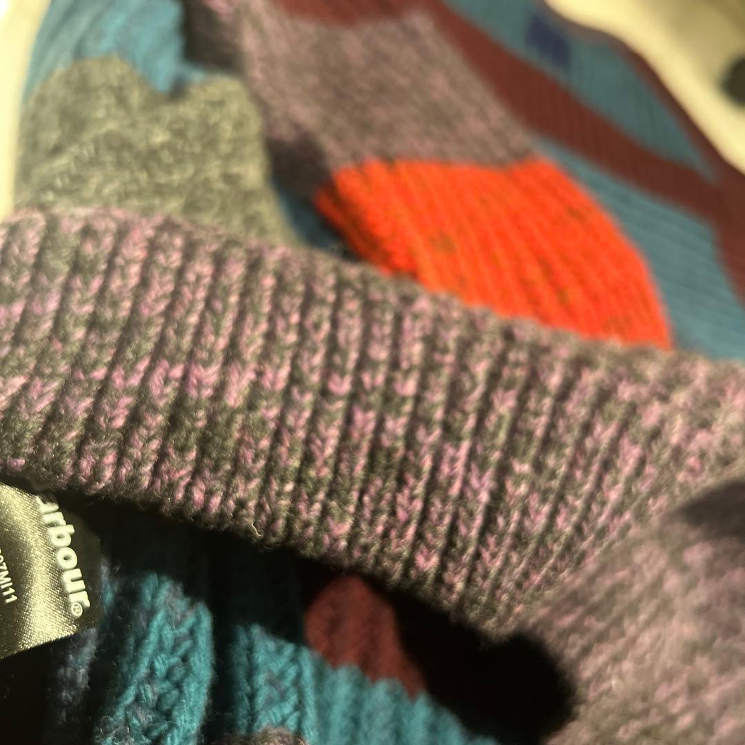 Paul Smith × Barbour ニットセーター マルチカラー