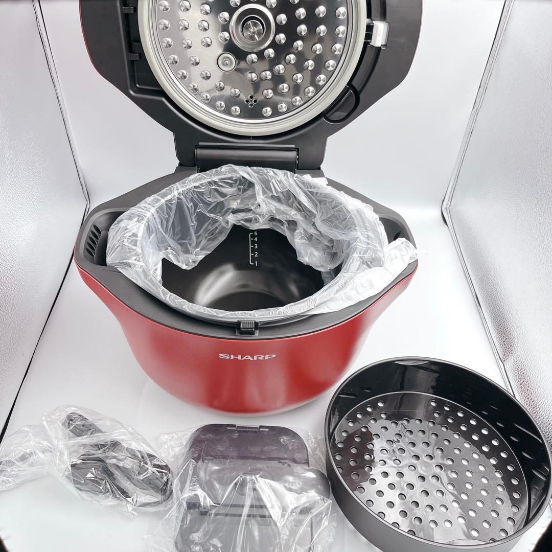 【未使用】SHARP HEALSiO ヘルシオ ホットクック レッド系