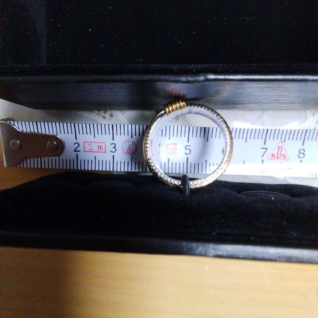 ハーヴィーメイス　ナバホ　インディアンジュエリー12KGF 　フェザーリング