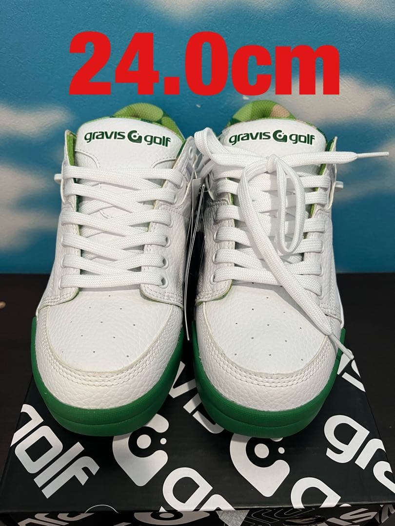 新品未使用グラビスゴルフシューズ　24センチ