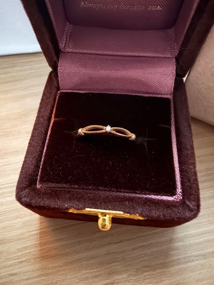 ete シンプルリング ピンキーリング　7号